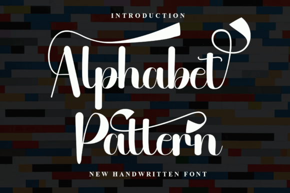 Alphabet Pattern: A Handwritten Typeface for Warm Editorial Design