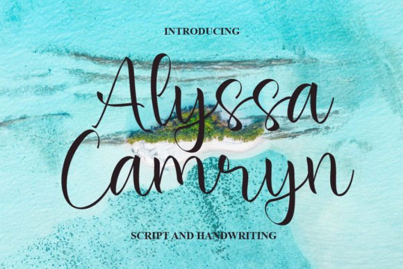 Alyssa Camryn: A Dazzling Script Font for Elegant Brand Identity