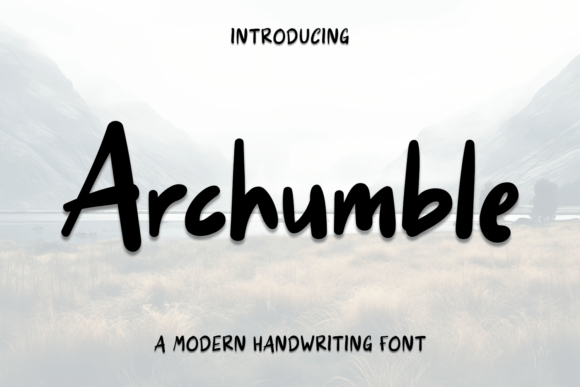 Archumble: The Perfect Handwritten Font for Your Craft Business