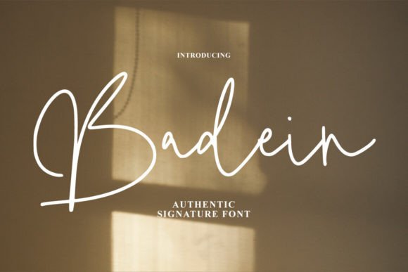 Badein: The Script Amp Typeface That Elevates Campaign Visuals
