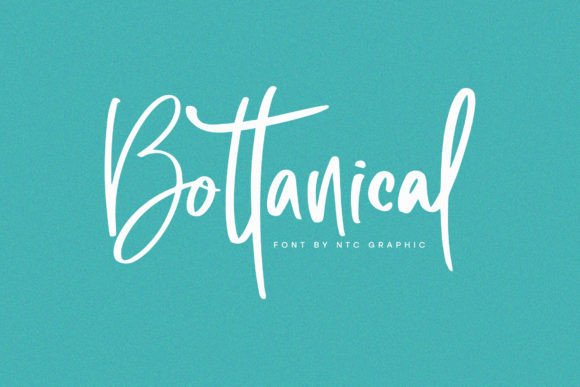 Bottanical Typeface Review: A Bold Handwritten Font for Brand Identity