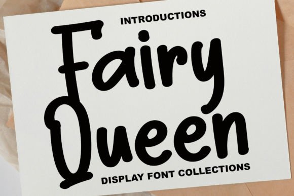Fairy Queen: A Whimsical Handwritten Font for Editorial Design