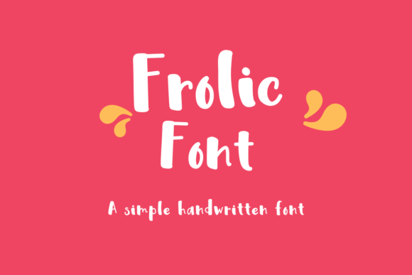 Frolic: The Perfect Handwritten Font for Crafters and Sellers