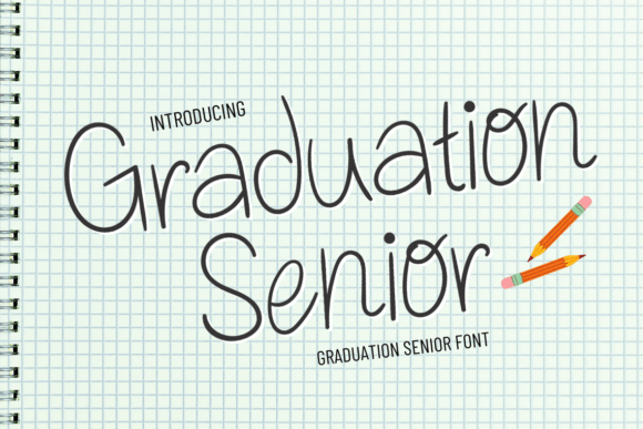 Graduation Senior: A Handwritten Typeface for Authentic Brand Storytelling