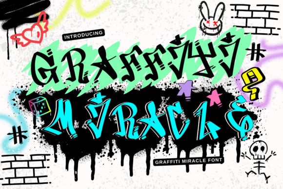 Graffiti Miracle: A Street-Smart Typeface for Bold Brand Identity