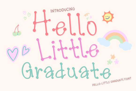 Hello Little Graduate: The Handwritten Typeface for a Polished Brand Identity