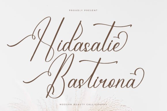 Hidasatie Bastirona: A Luxury Script for Modern Brand Identity