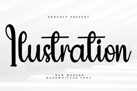 Ilustration Font for Handmade Creations