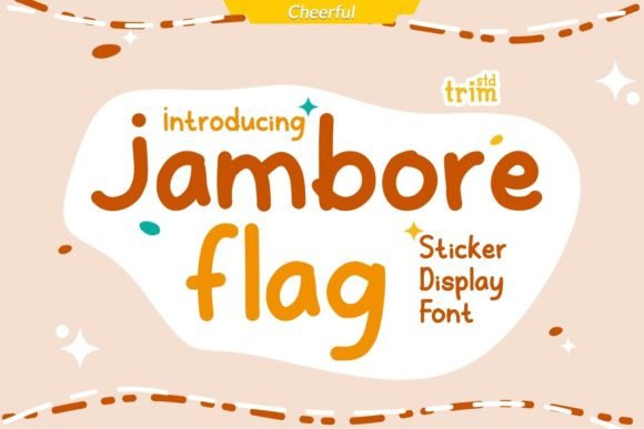 Jambore Flag: A Playful Typeface for Whimsical Brand Identity