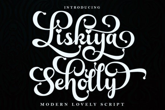 Liskiya Seholly: Elevating Editorial Design with Modern Script Typography