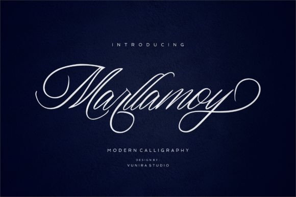 Marllamoy: The Elegant Script Typeface for Handmade Brands
