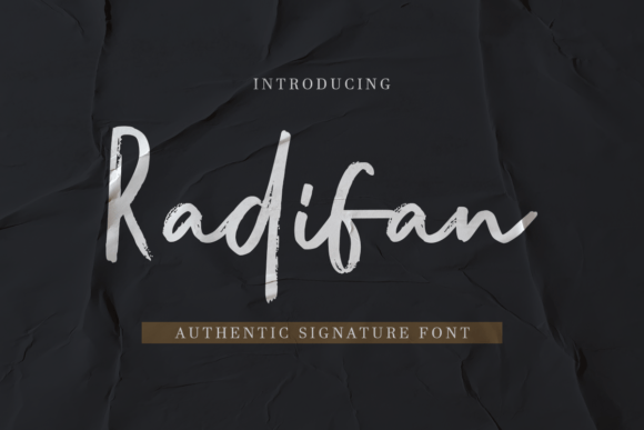 Radifan: Elevating Digital Brand Identity with Elegant Script Typography