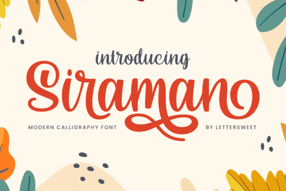 Siraman Font Review: A Handwritten Typeface for Modern Branding