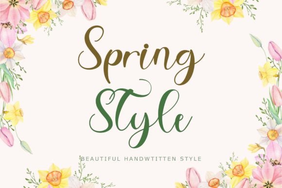 Spring Style: The Handwritten Typeface That Transforms Small Business Branding