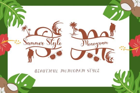 Summer Style Monogram: A Premium Typeface for Editorial Design