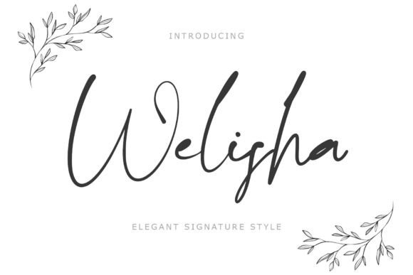 Welisha: The Sweet Handwritten Font for Charming Crafts and Labels