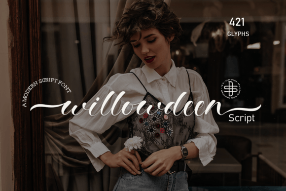 Willowdeen: The Modern Script Typeface for Editorial Design