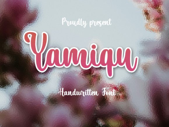 Yamiqu: A Handwritten Typeface for Modern Web Design
